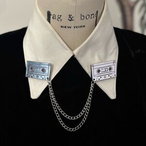 80’s 90’s Cassette Tape Lapel Chain